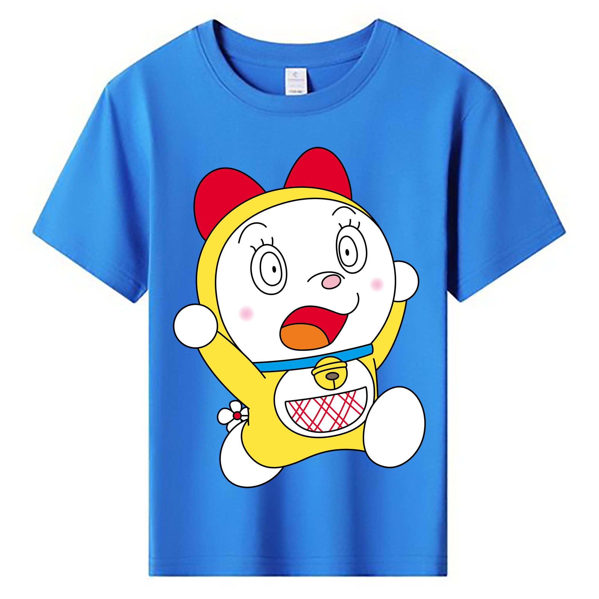 （画像用） ドラえもん ドラミ Doraemon Dorami 綿100％キッズTシャツ（フロントプリント）